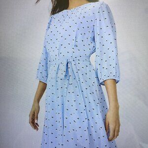 Ann Taylor Dress size 12 Clover Tie Waist Flare